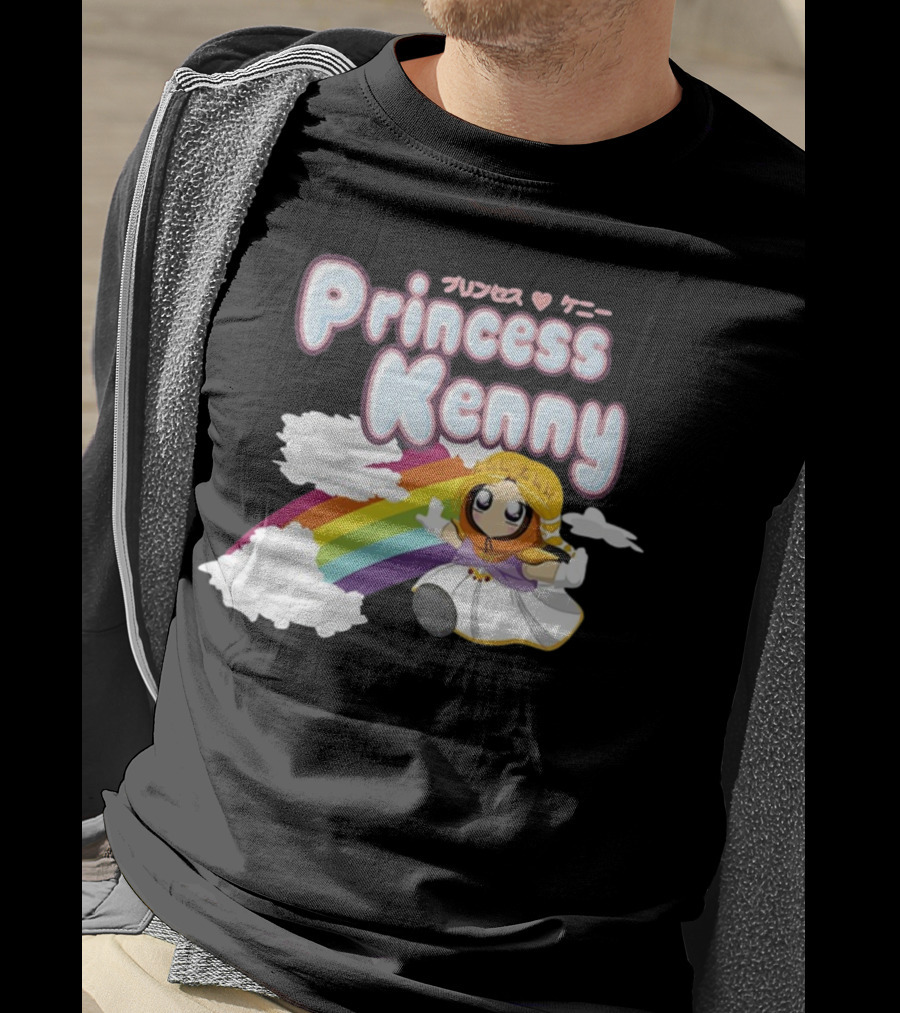 Princess Kenny Anime Rainbow Clouds South Park T-Shirt
