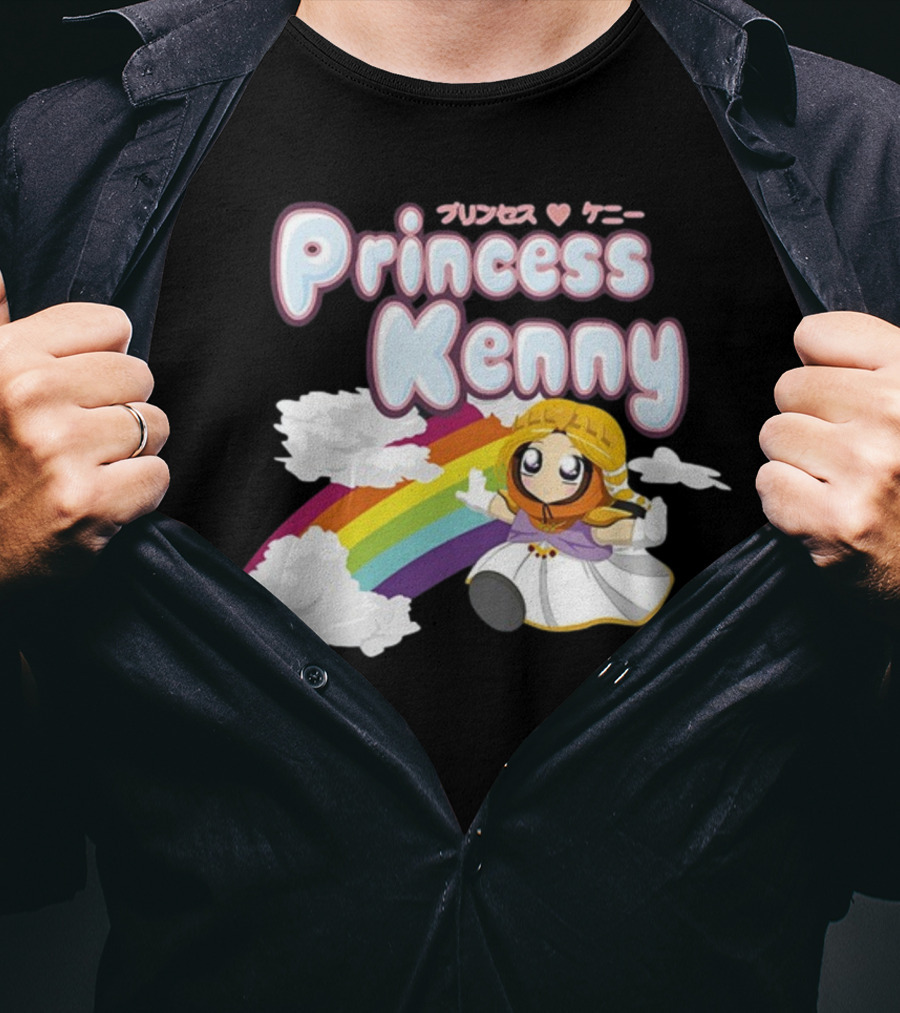 Princess Kenny Anime Rainbow Clouds South Park T-Shirt