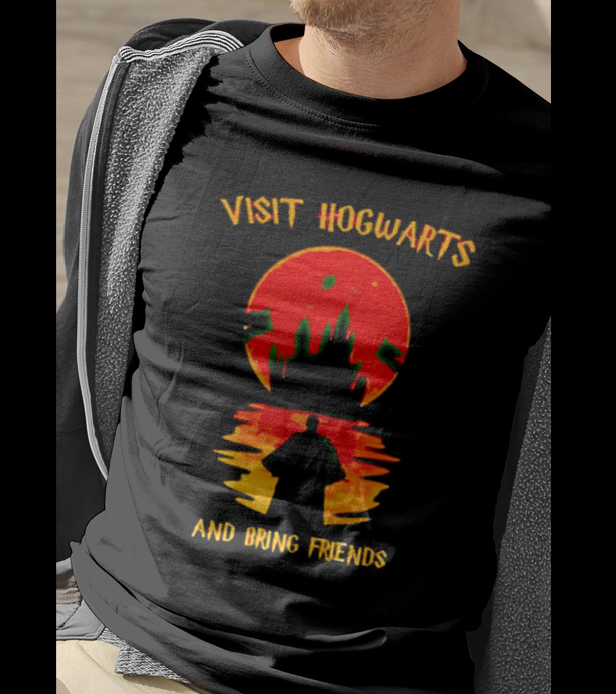 Visit Hogwarts And Bring Friends With Spooky Halloween Shadows T-Shirt