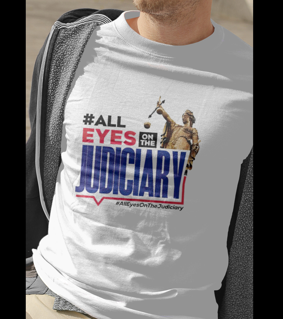 AllEyesOnTheJudiciary Statue Focus T-Shirt