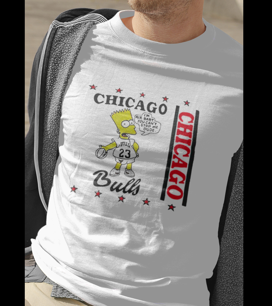 Chicago Bulls Bart Simpson Basketball T-Shirt