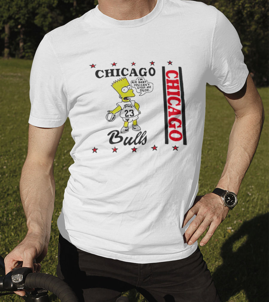Chicago Bulls Bart Simpson Basketball T-Shirt