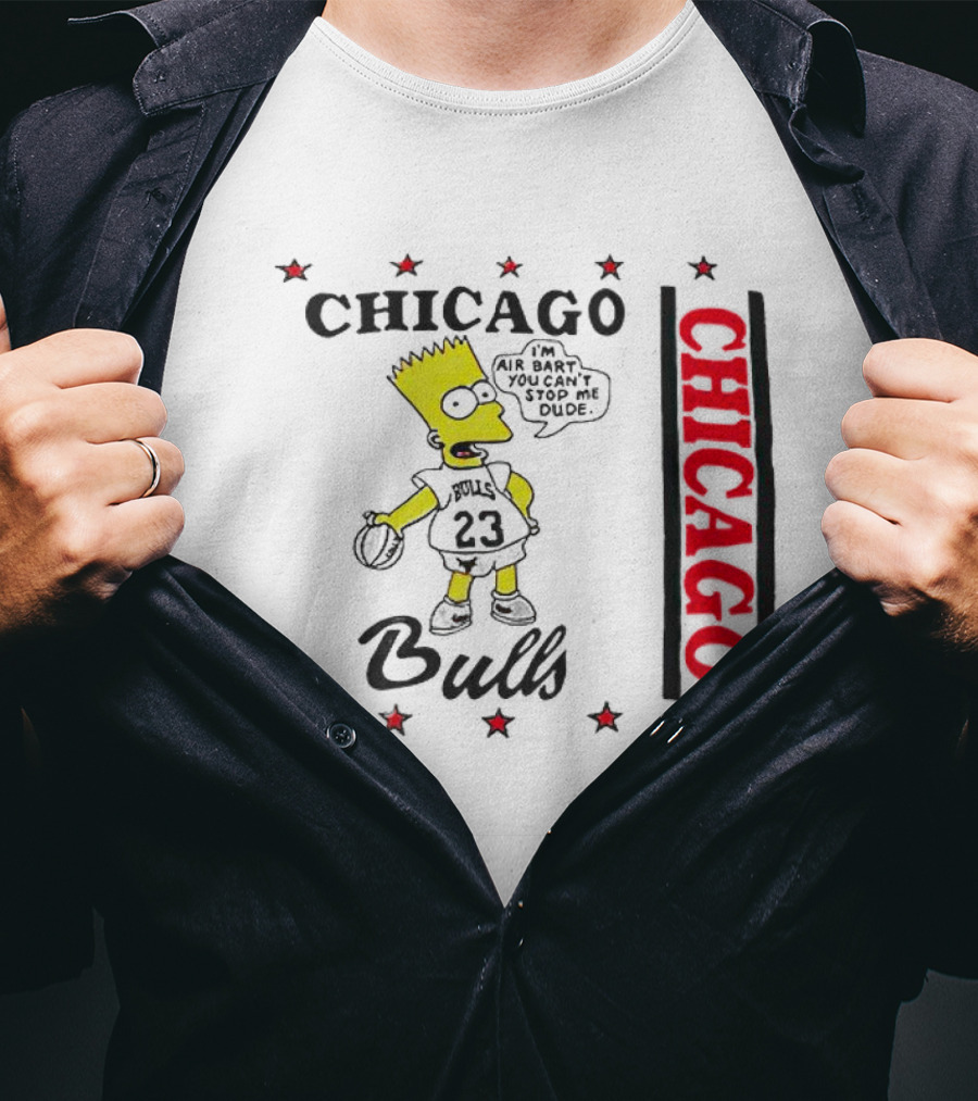 Chicago Bulls Bart Simpson Basketball T-Shirt