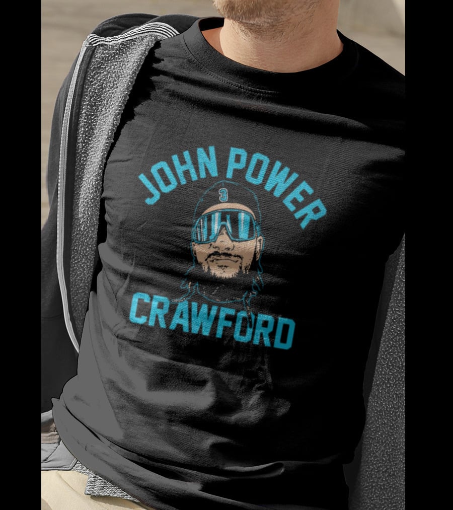 John Power Crawford J.P. Crawford Baseball T-Shirt