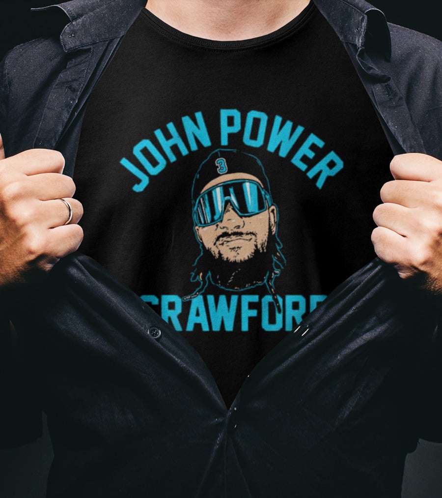 John Power Crawford J.P. Crawford Baseball T-Shirt