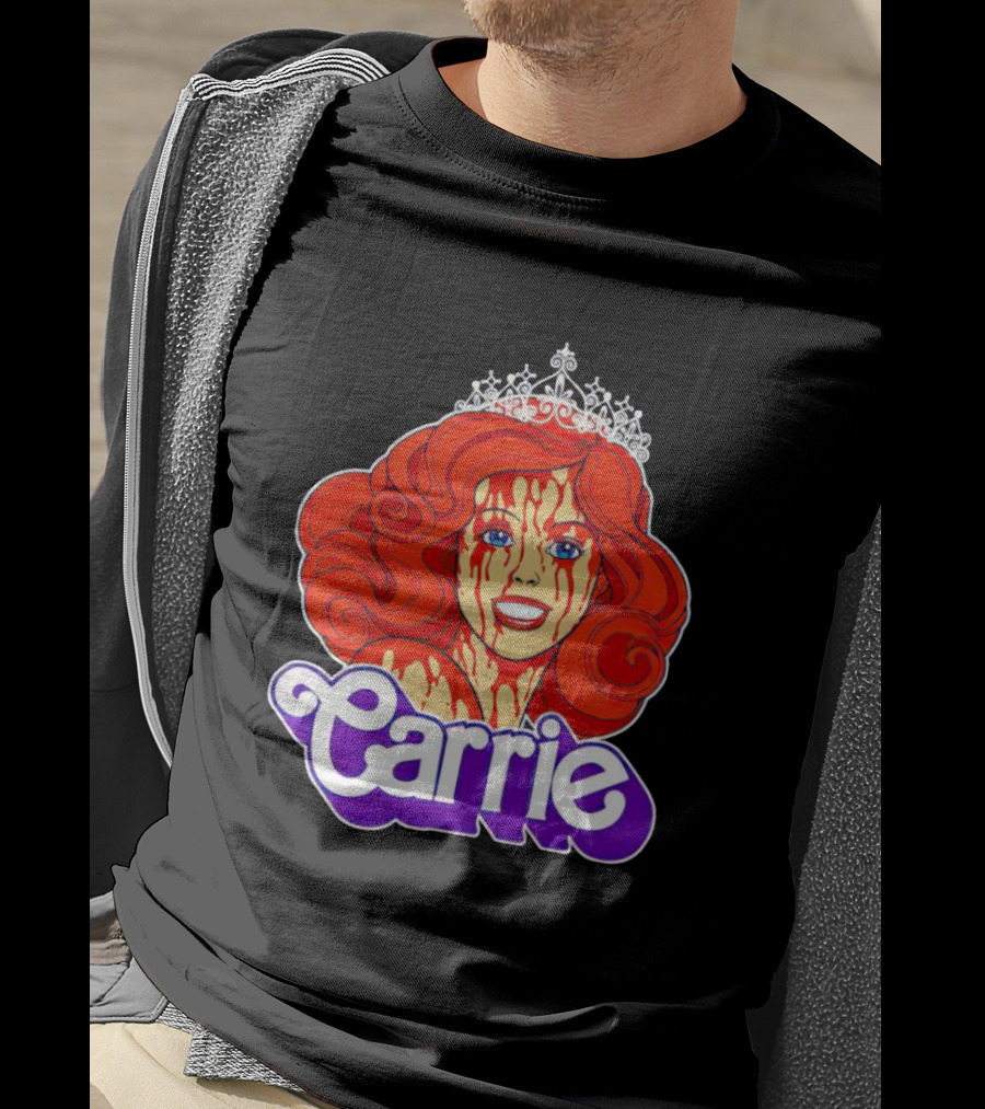 Carrie Blood-soaked Princess Barbie Queen T-Shirt