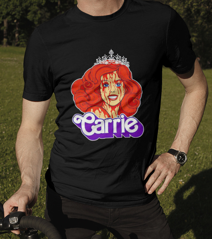 Carrie Blood-soaked Princess Barbie Queen T-Shirt