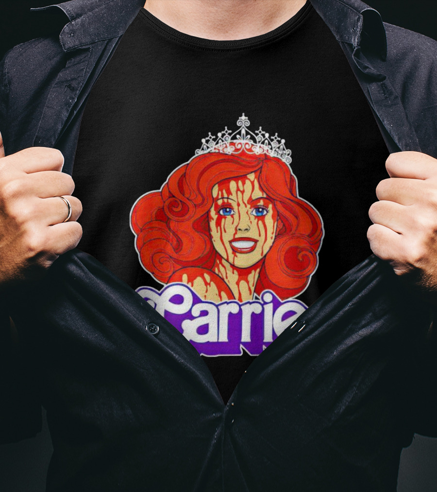 Carrie Blood-soaked Princess Barbie Queen T-Shirt
