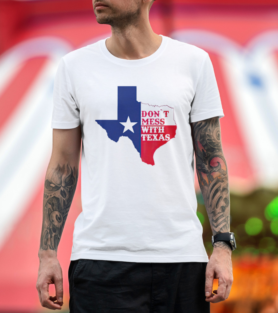 Don’t Mess with Texas Star Map T-Shirt