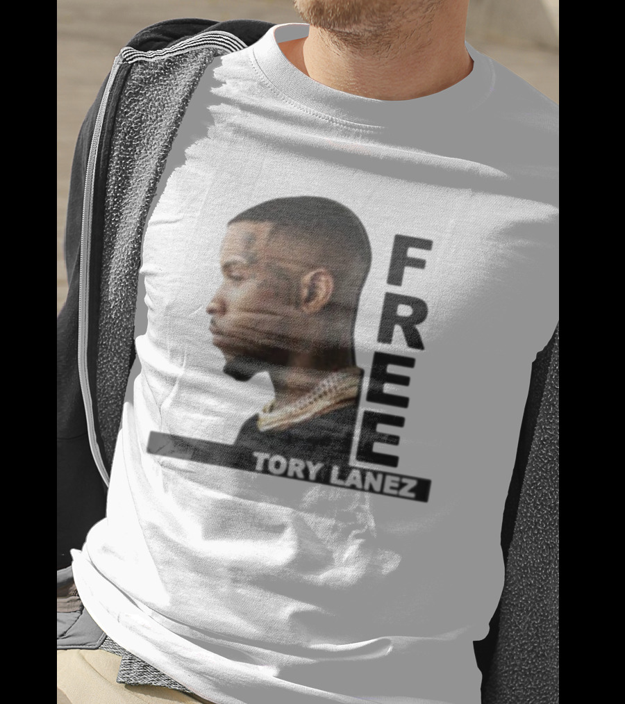 Free Tory Lanez Profile View Text T-Shirt