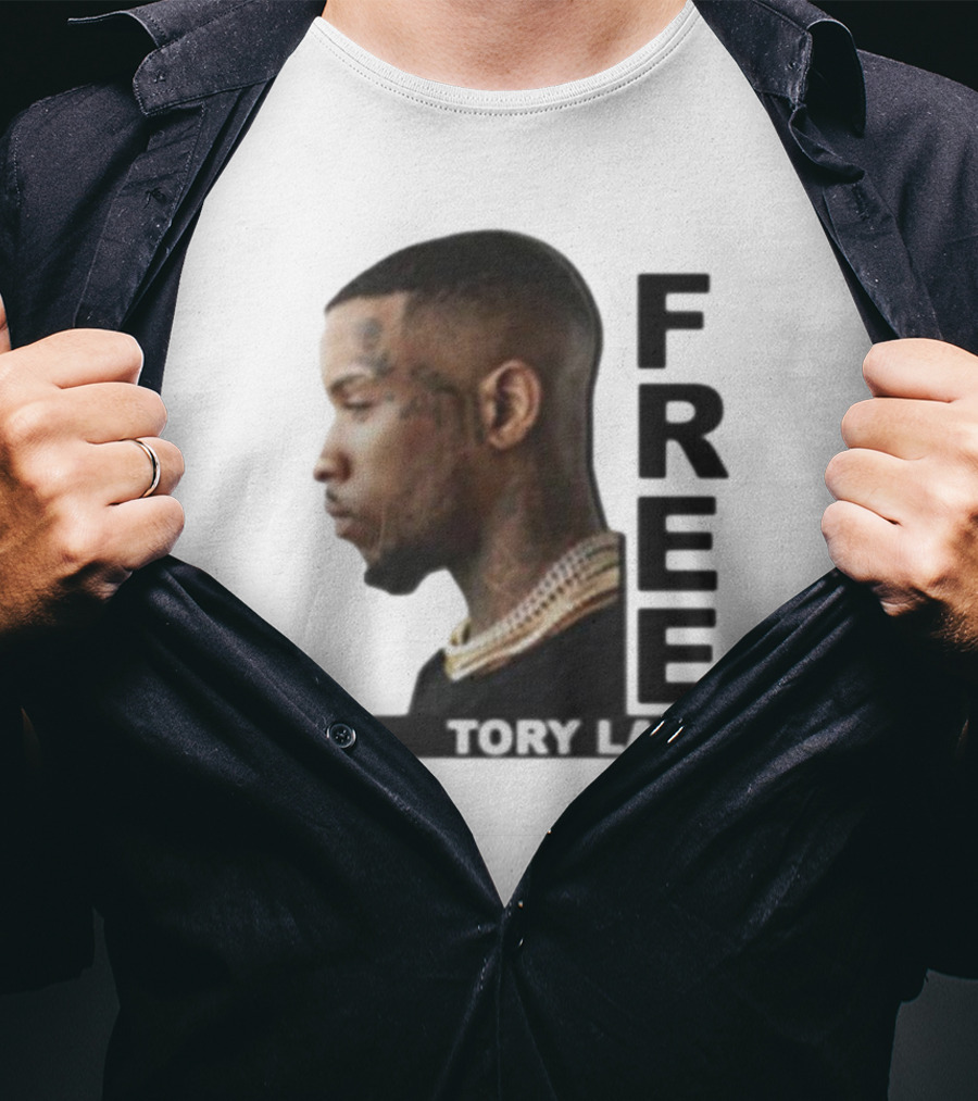 Free Tory Lanez Profile View Text T-Shirt