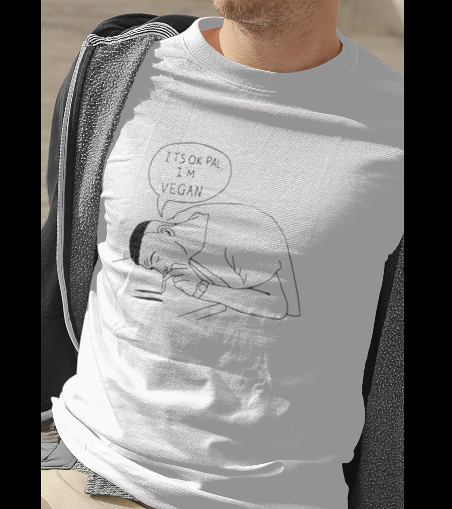 It's OK Pal I'm Vegan Comic T-Shirt