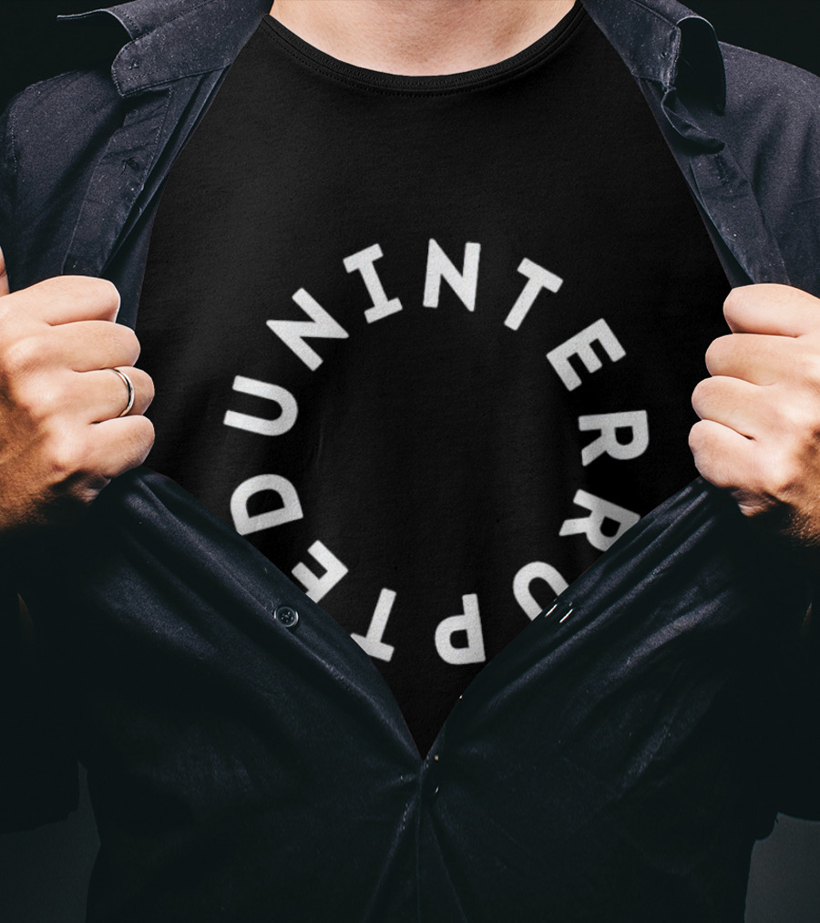 Lebron James Uninterrupted Circular Typography T-Shirt