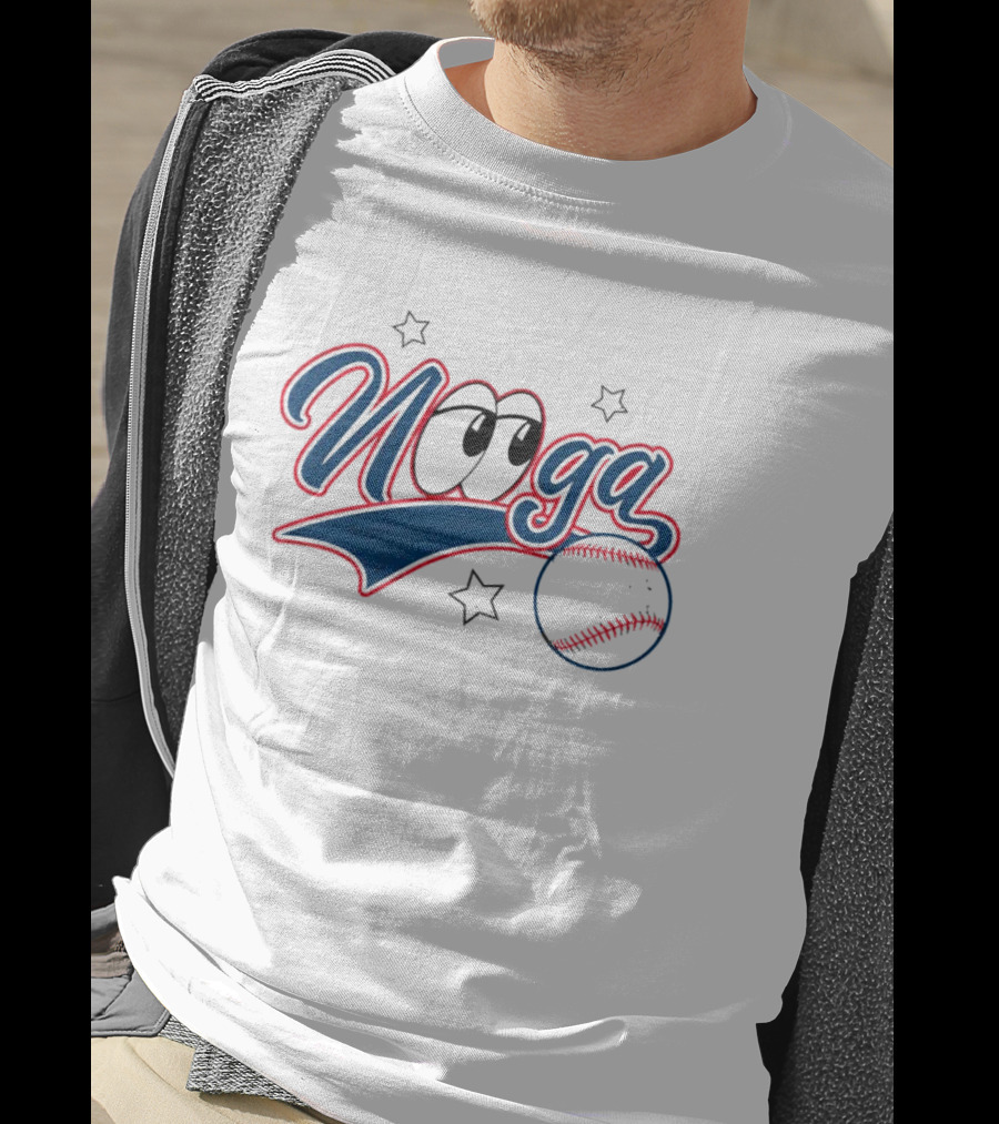 Nooga Baseball Eyes Stars T-Shirt