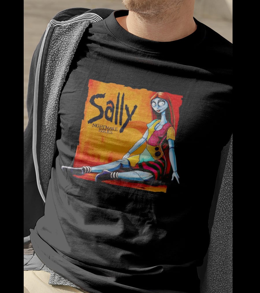 Sally Nightmare Issues Burton Style Rag Doll T-Shirt