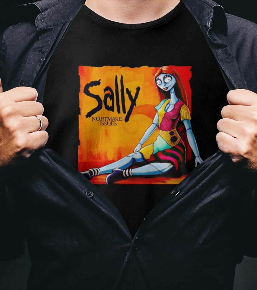 Sally Nightmare Issues Burton Style Rag Doll T-Shirt
