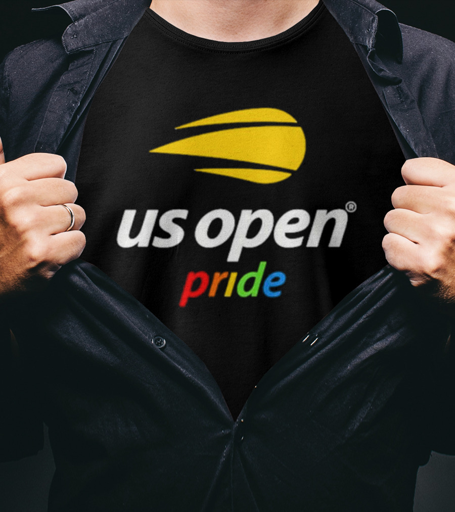 Us Open Pride Rainbow Tennis Ball T-Shirt
