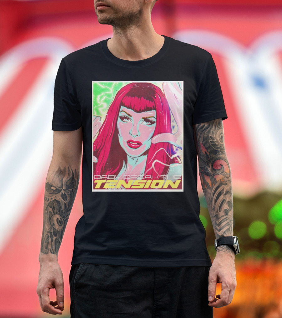 Baby Break The Tension Vibrant Pop T-Shirt