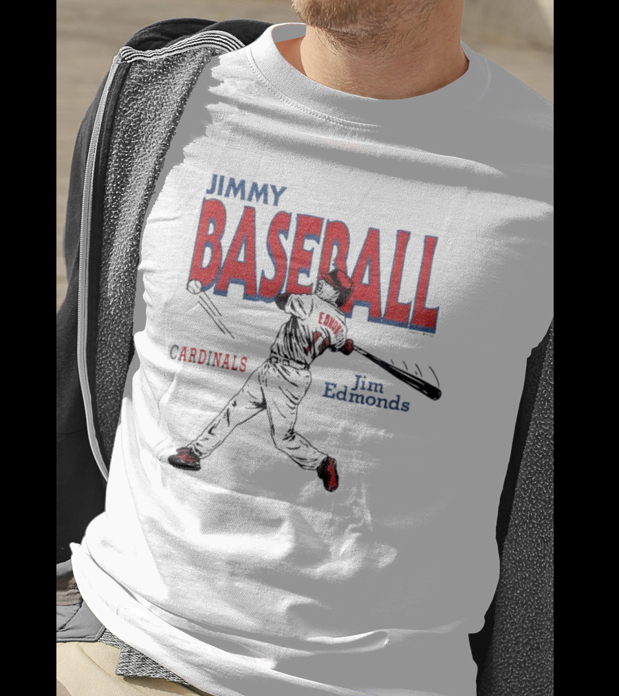 Cardinals Jim Edmonds Jimmy Baseball Swing T-Shirt