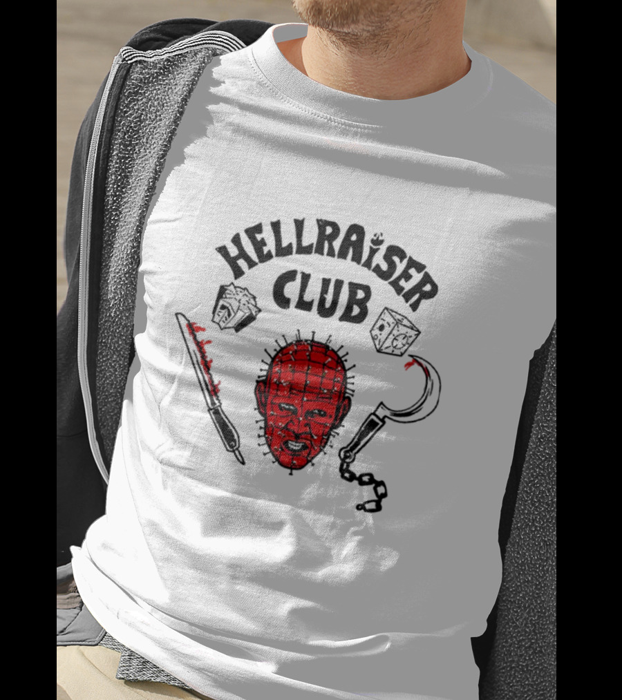 Hellraiser Club Pinhead Stranger Things Icons T-Shirt