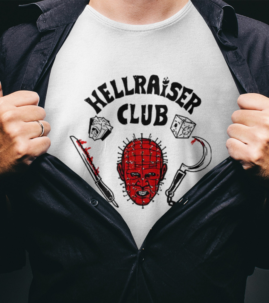 Hellraiser Club Pinhead Stranger Things Icons T-Shirt