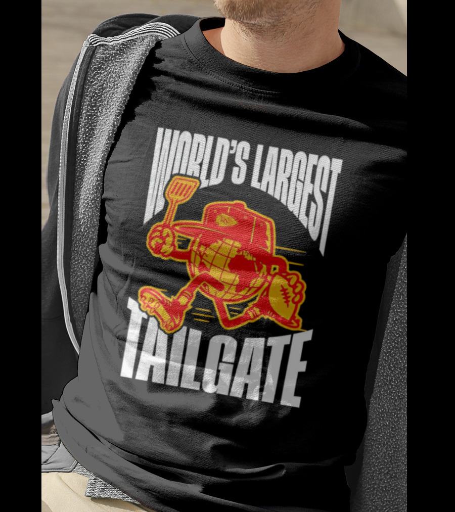 Kansas City Chiefs World's Largest Tailgate Football Grilling T-Shirt