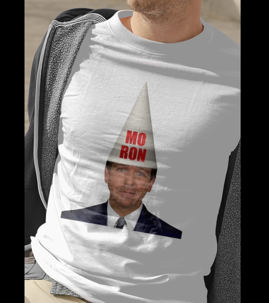 Mo Ron Anti Ron Desantis Meme Dunce Cap T-Shirt