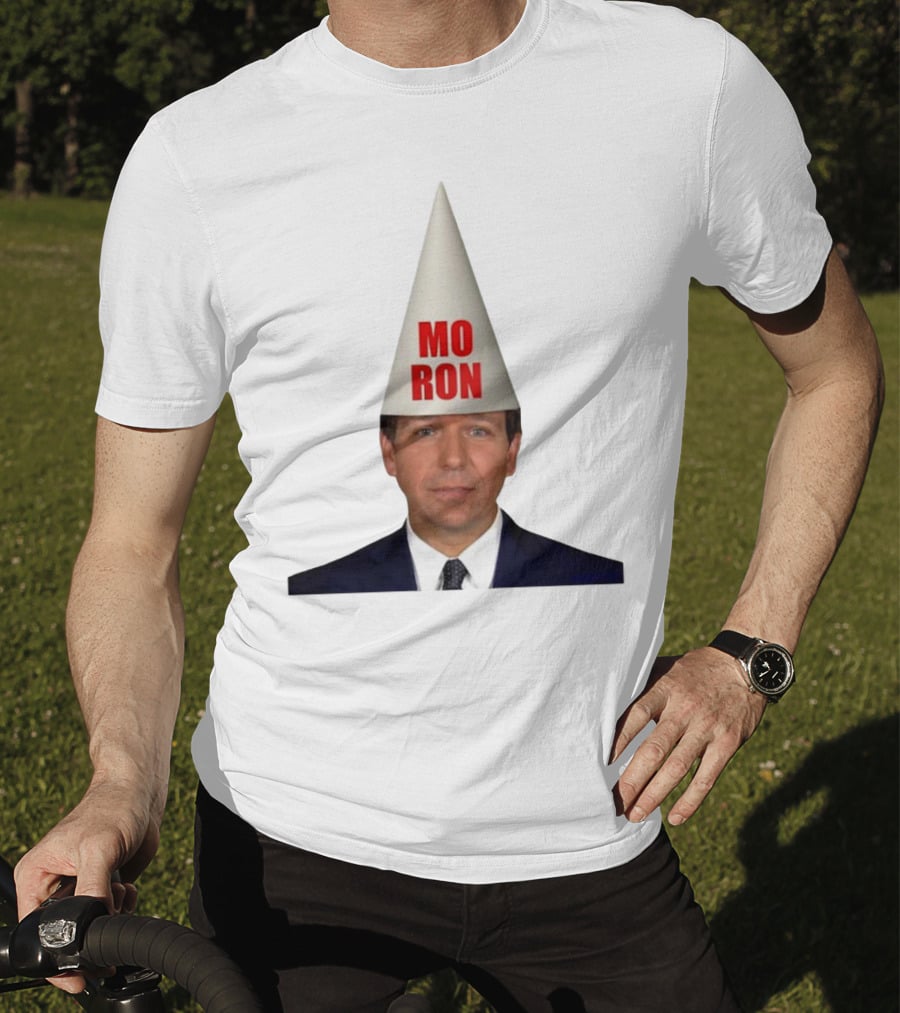 Mo Ron Anti Ron Desantis Meme Dunce Cap T-Shirt