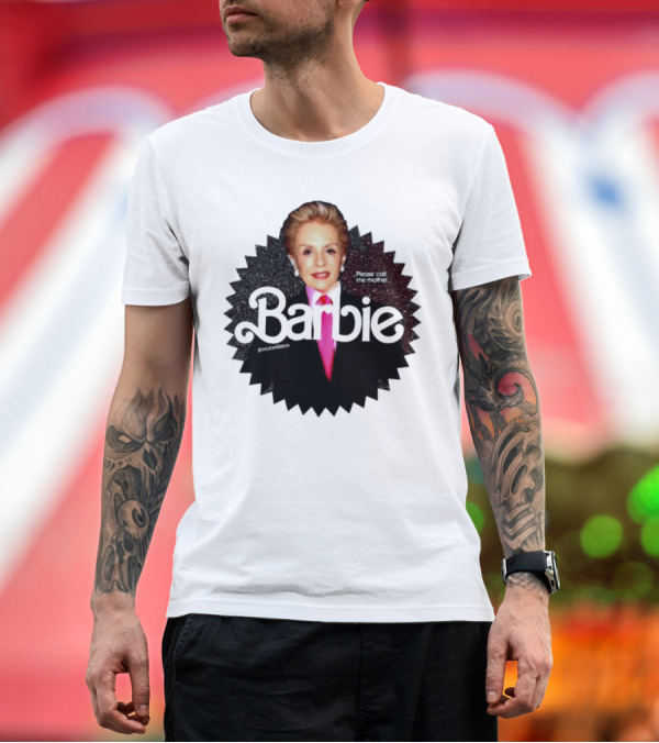 Premium T-Shirt: Please Call Me Mother Barbie Black Starburst T-Shirt Please Call Me Mother Barbie Black Starburst T-Shirt