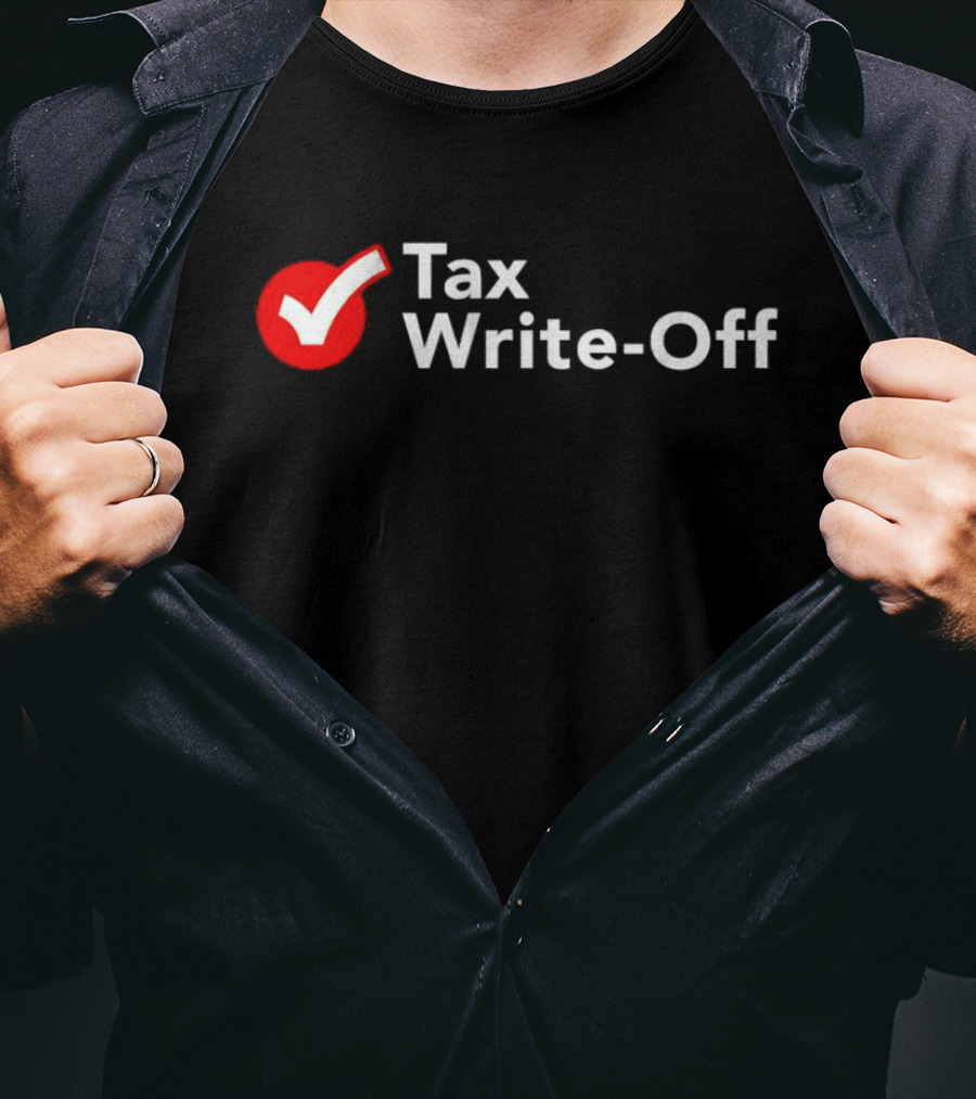 Tax Write-Off Red Checkmark T-Shirt