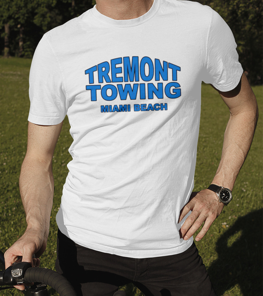 Tremont Towing Miami Beach Blue T-Shirt
