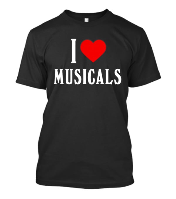 I Heart Musicals Red Love T-Shirt