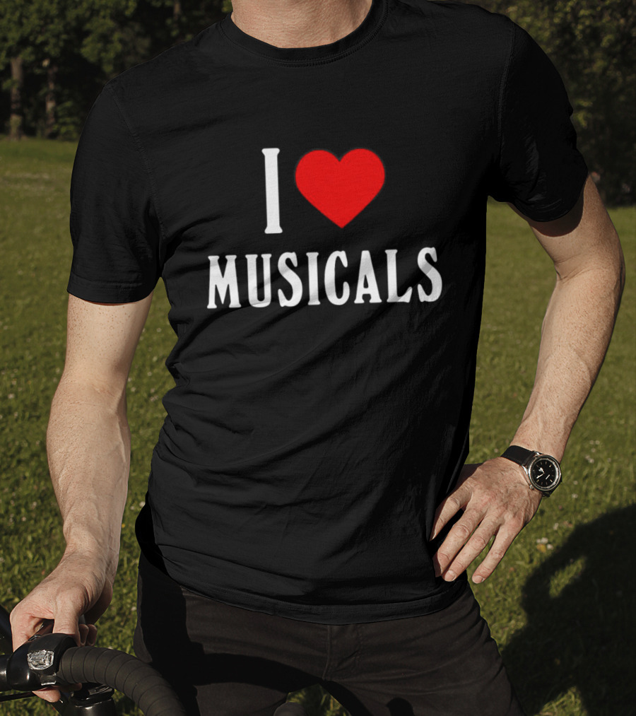 I Heart Musicals Red Love T-Shirt