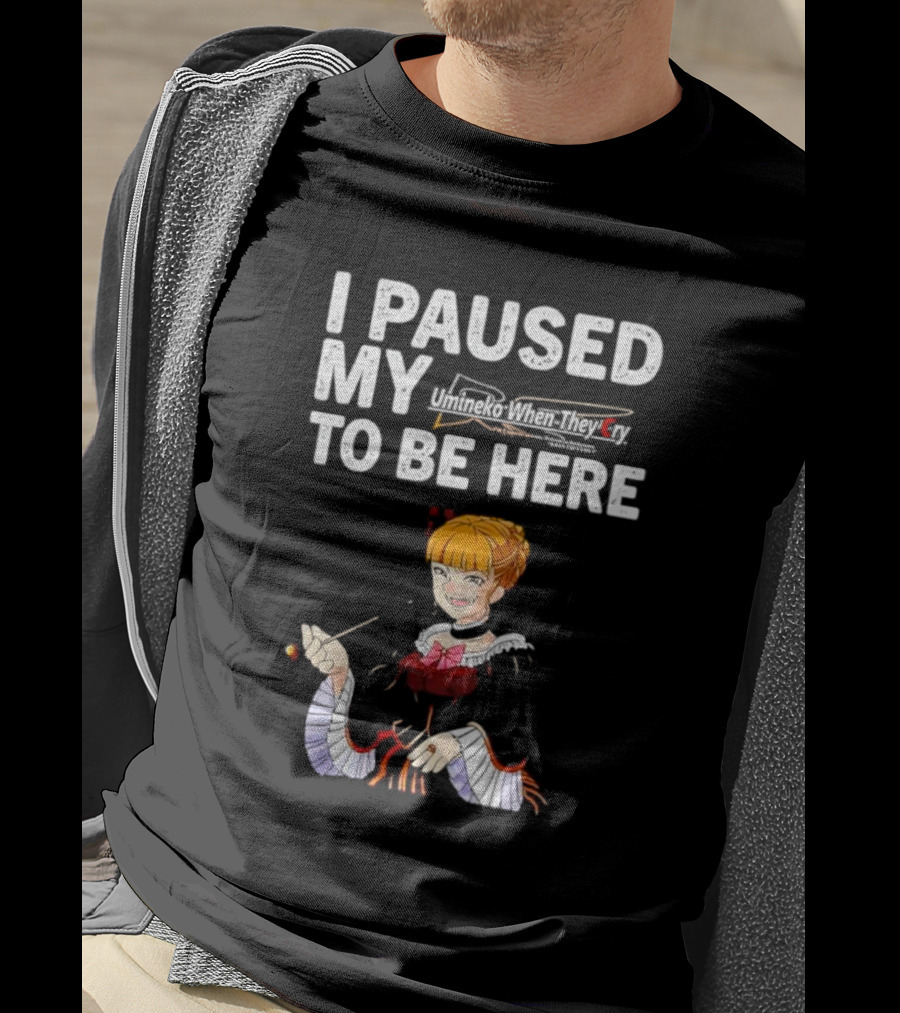 I Paused My Umineko When They Cry To Be Here Beatrice Character Image T-Shirt