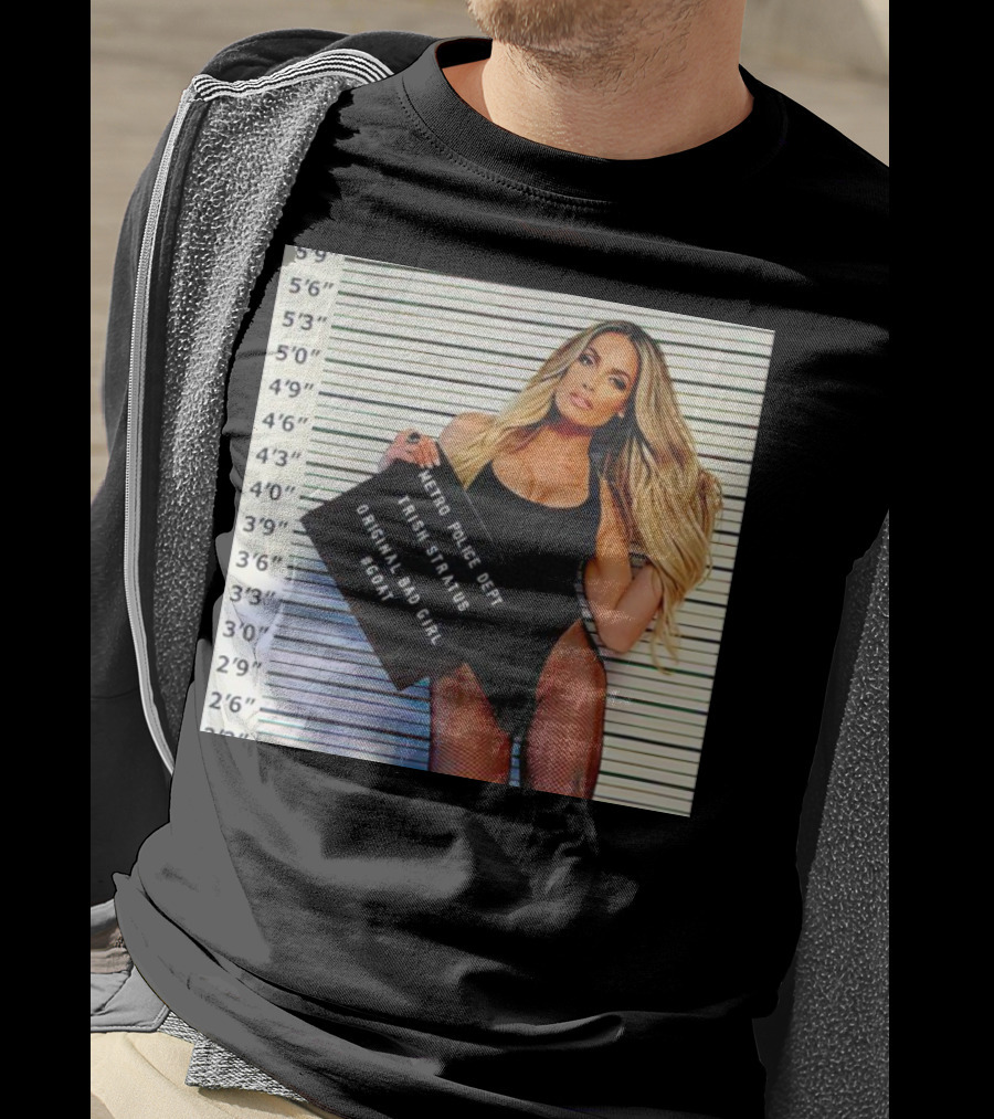 Trish Stratus Metro Police Dept Original Bad Girl GOAT T-Shirt