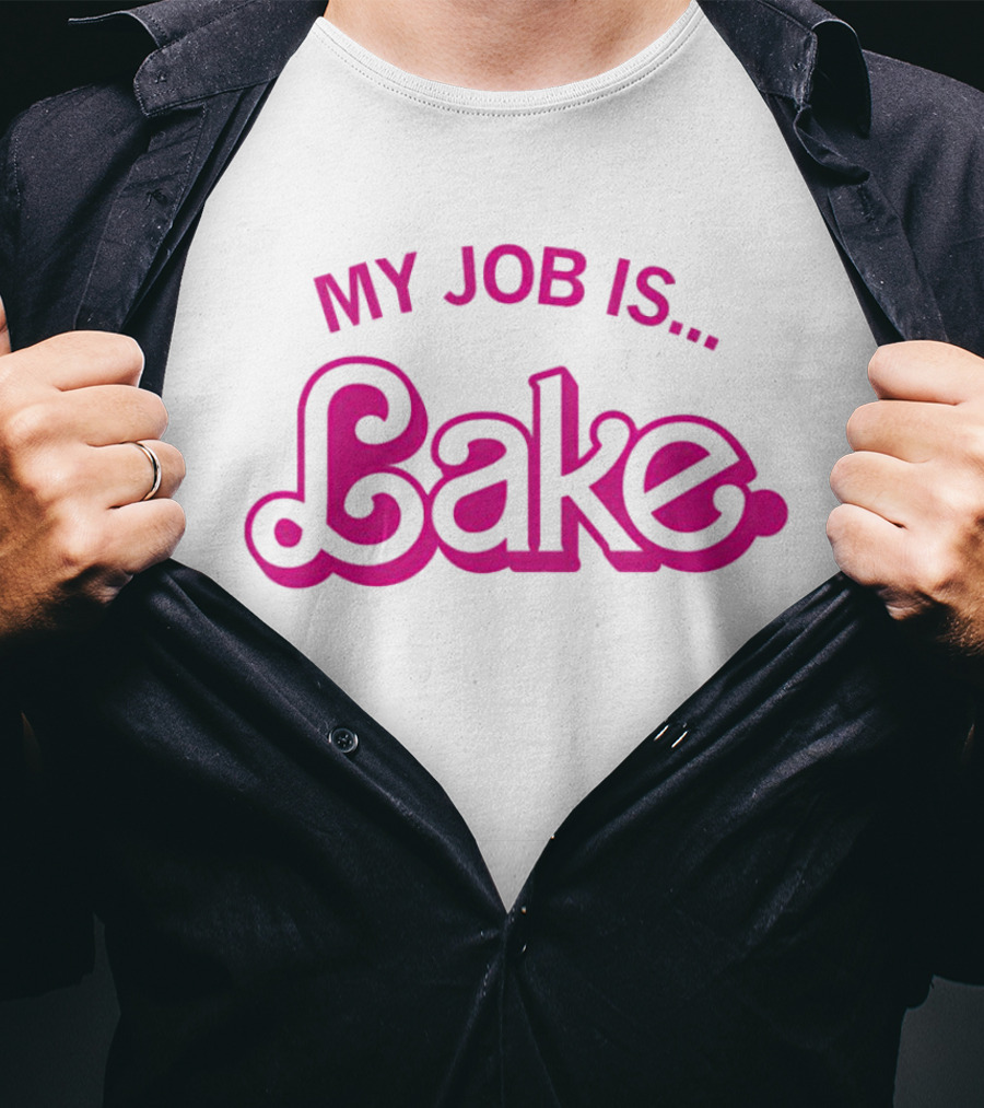 My Job Is Bake Barbie Style Retro T-Shirt