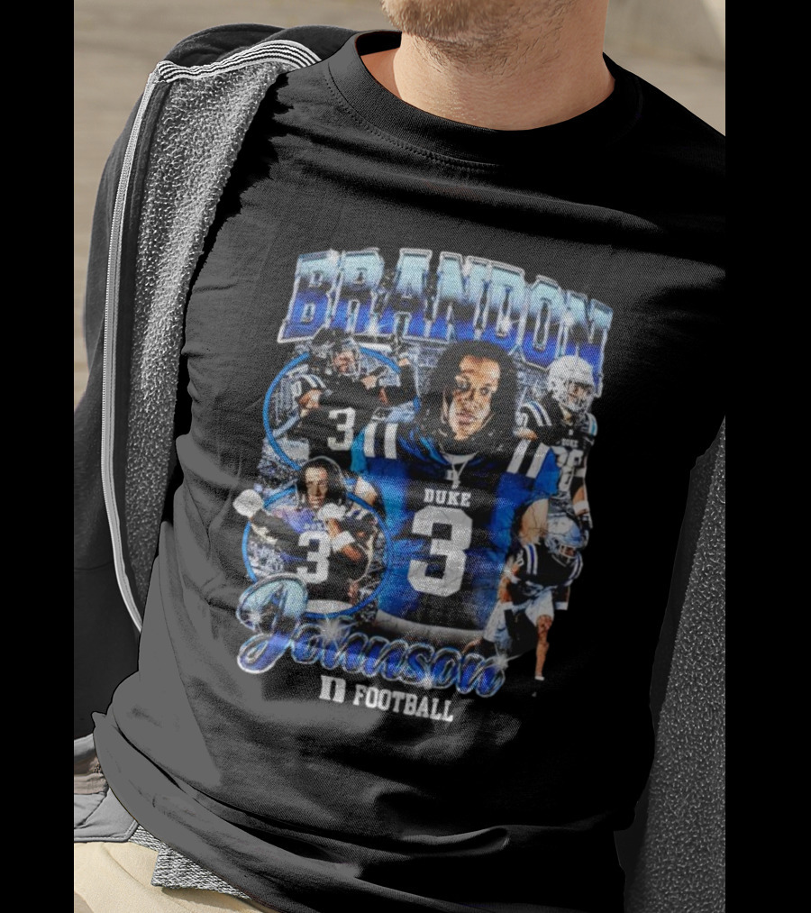 Brandon Johnson Duke Football 3 T-Shirt