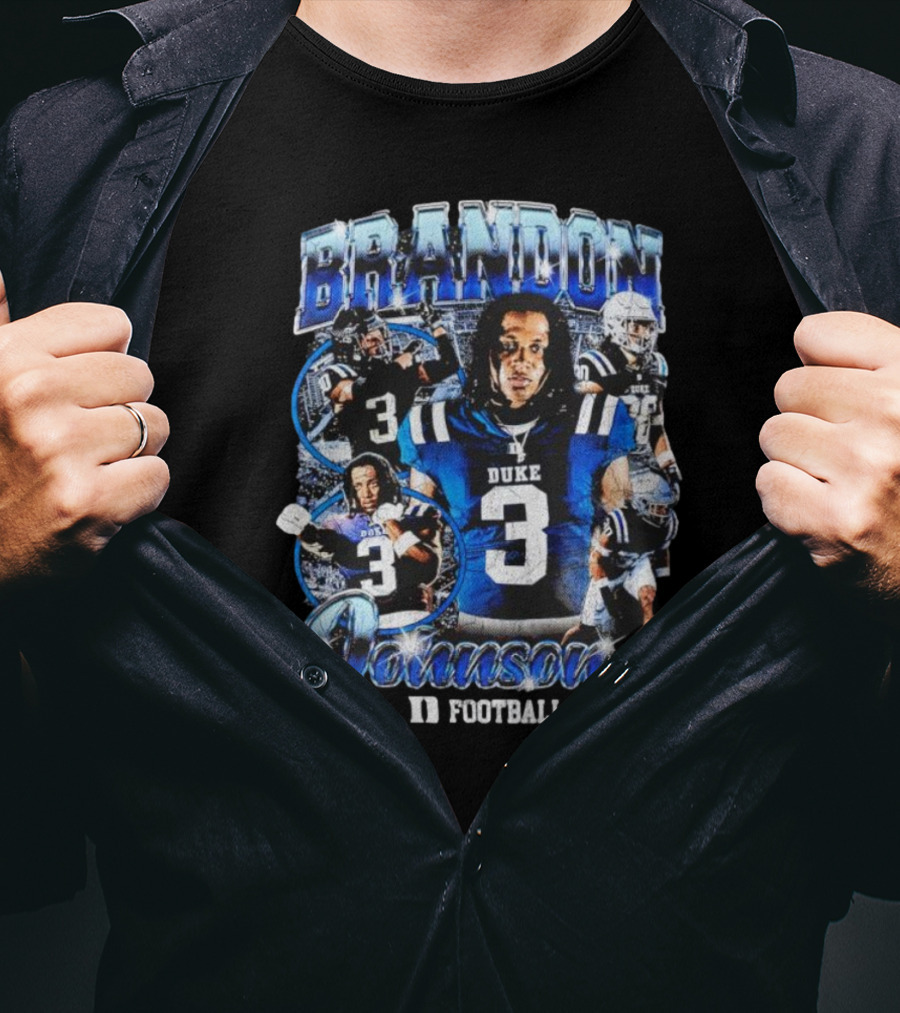 Brandon Johnson Duke Football 3 T-Shirt