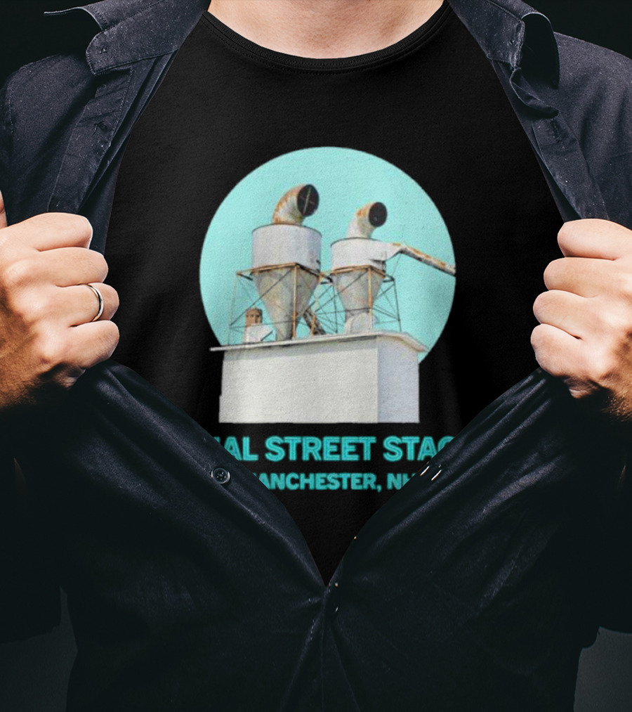 CANAL STREET STACKS MANCHESTER NH Ventilation Towers T-Shirt