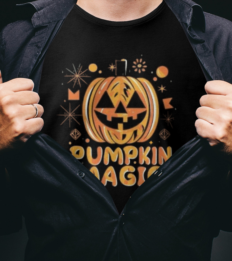 Pumpkin Magic Happy Halloween T-Shirt