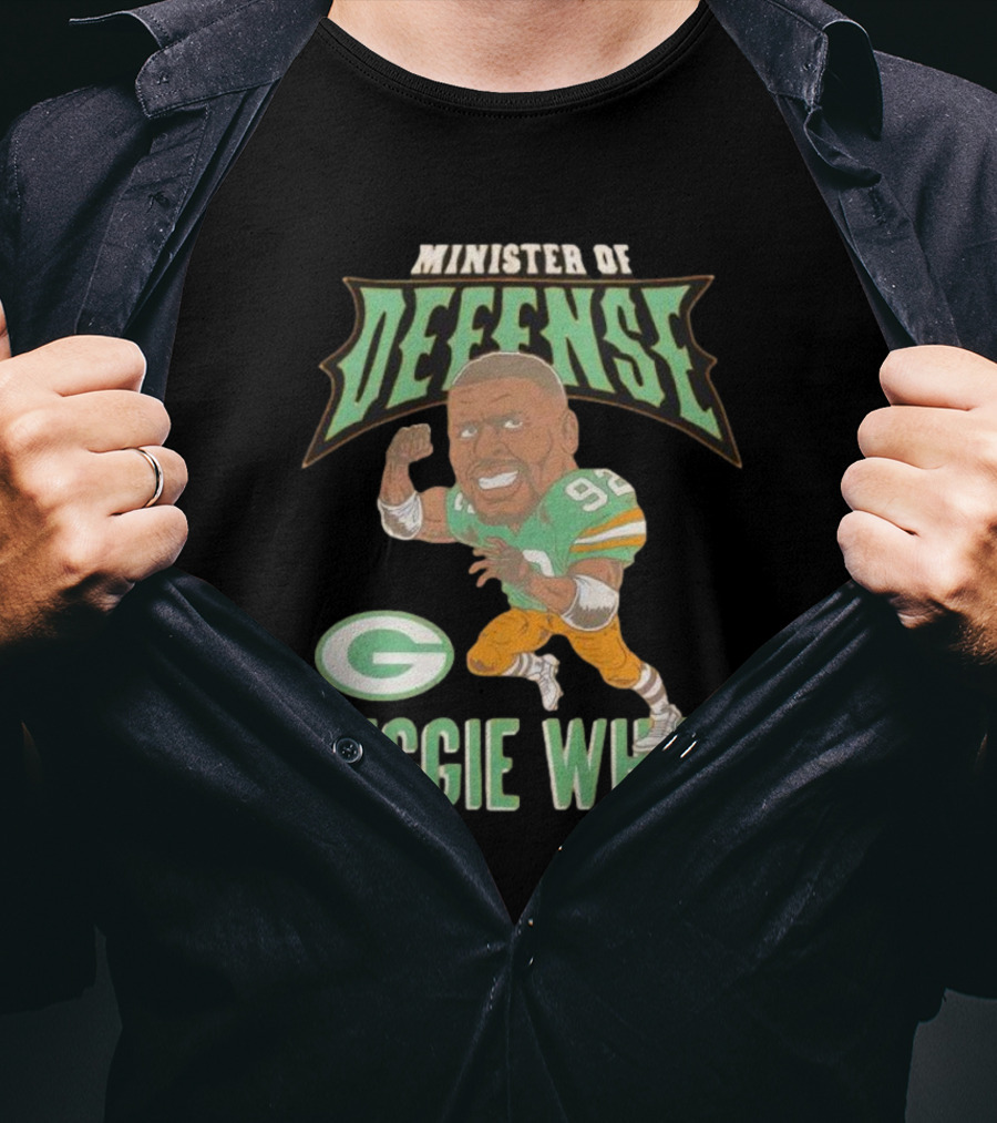 Minister Of Defense Reggie White Packers T-Shirt