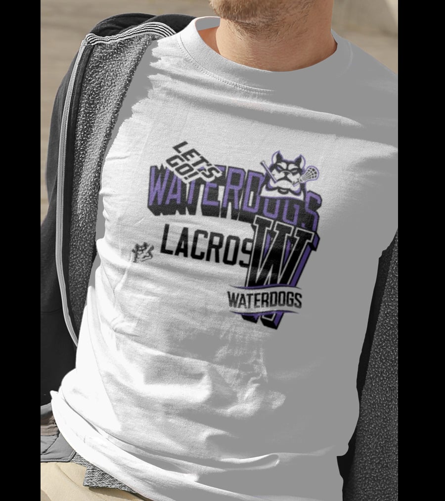 Premier Lacrosse League Waterdogs Let's Go Waterdogs LAX W T-Shirt