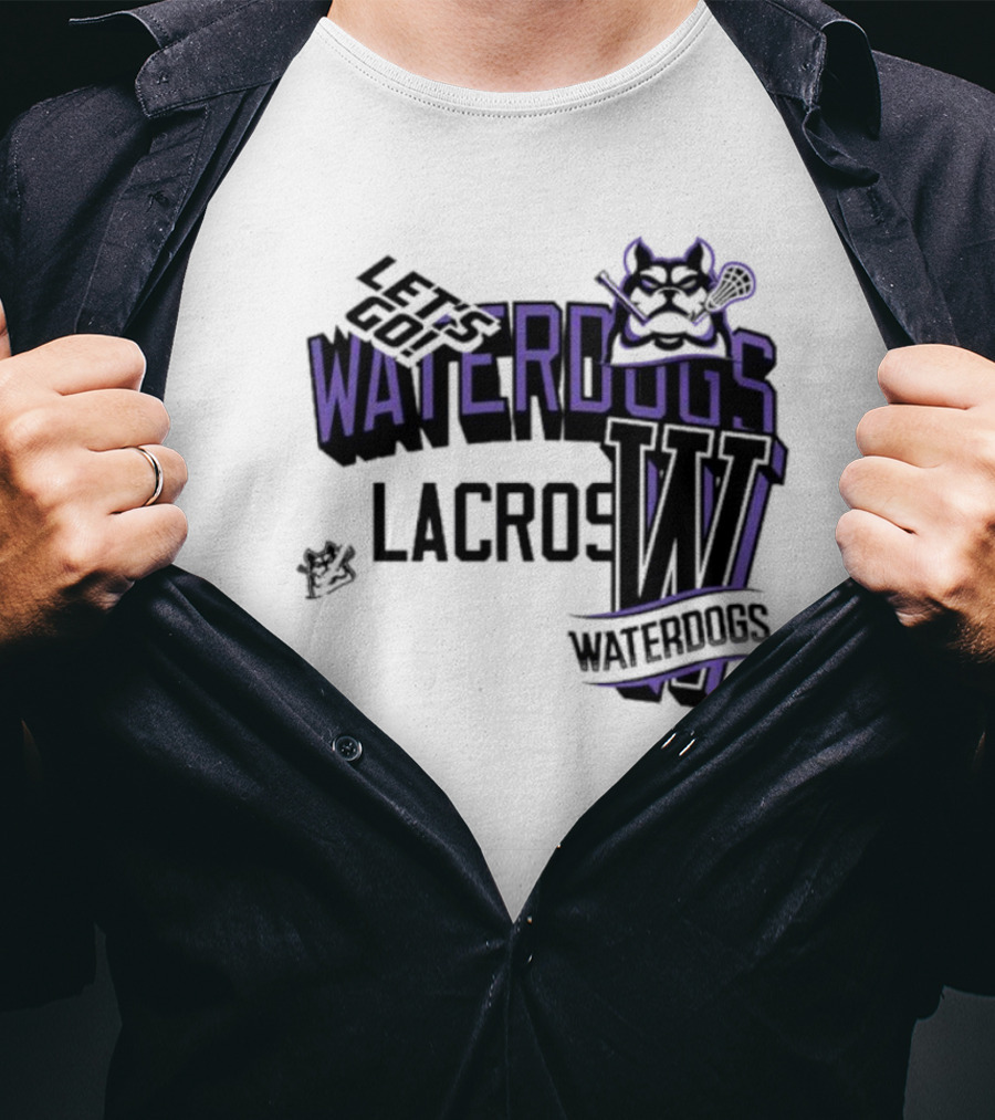 Premier Lacrosse League Waterdogs Let's Go Waterdogs LAX W T-Shirt
