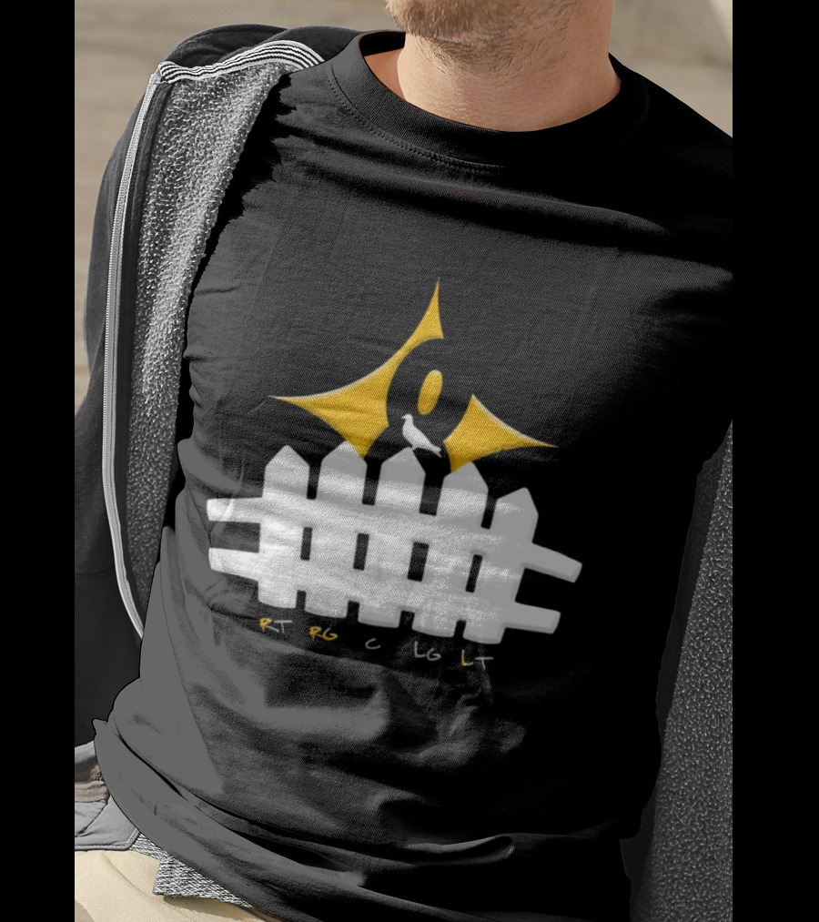 Steelers Kenny Pickett Pickett Fence RT RG C LG LT T-Shirt