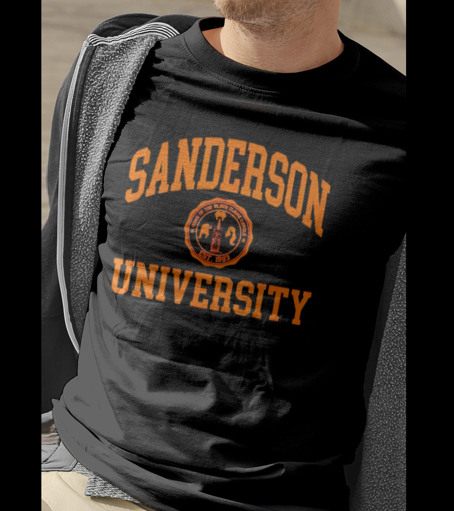 Sanderson University School Of The Black Flame Candle Est. 1693 T-Shirt