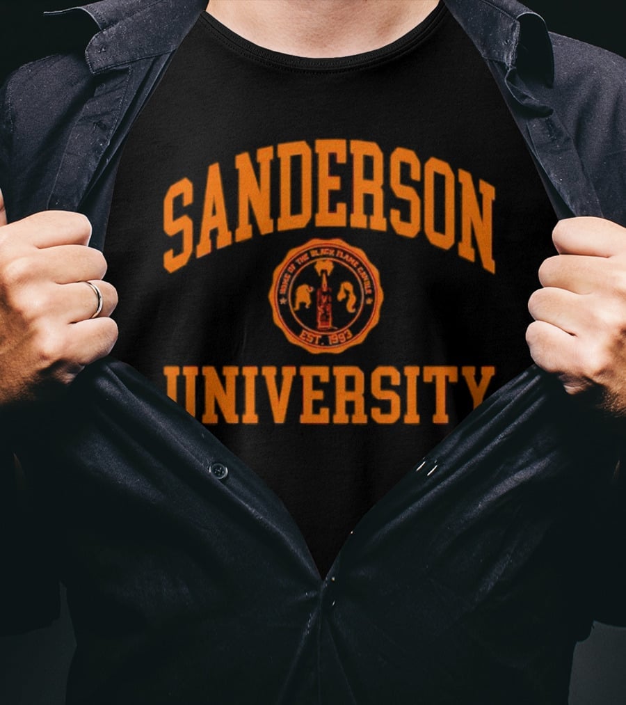 Sanderson University School Of The Black Flame Candle Est. 1693 T-Shirt