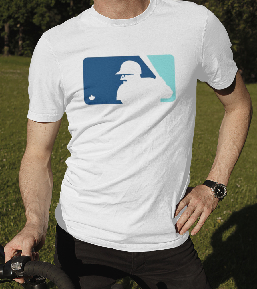 Ben Wagner Schneider Stache Baseball Logo With Batter T-Shirt