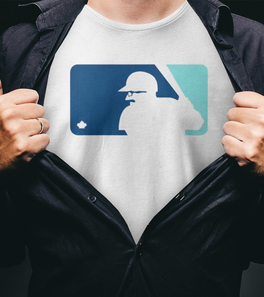 Ben Wagner Schneider Stache Baseball Logo With Batter T-Shirt