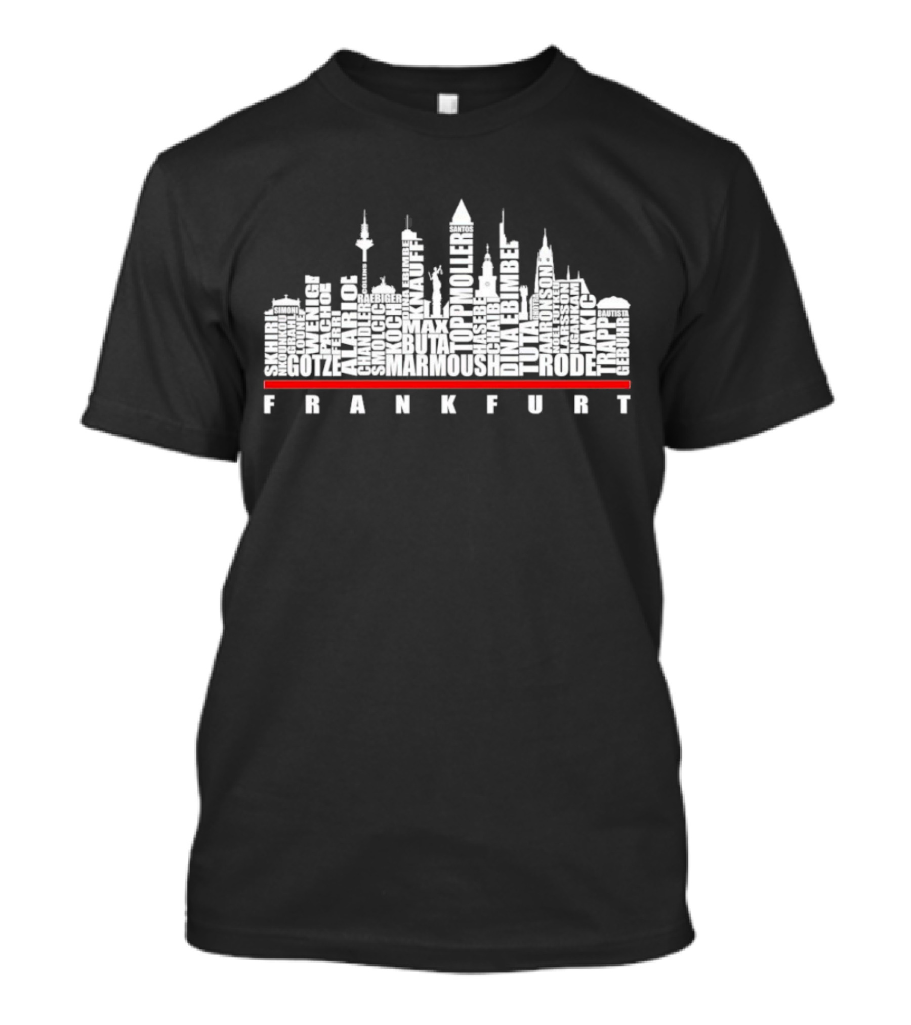FRANKFURT Players Names Skyline T-Shirt