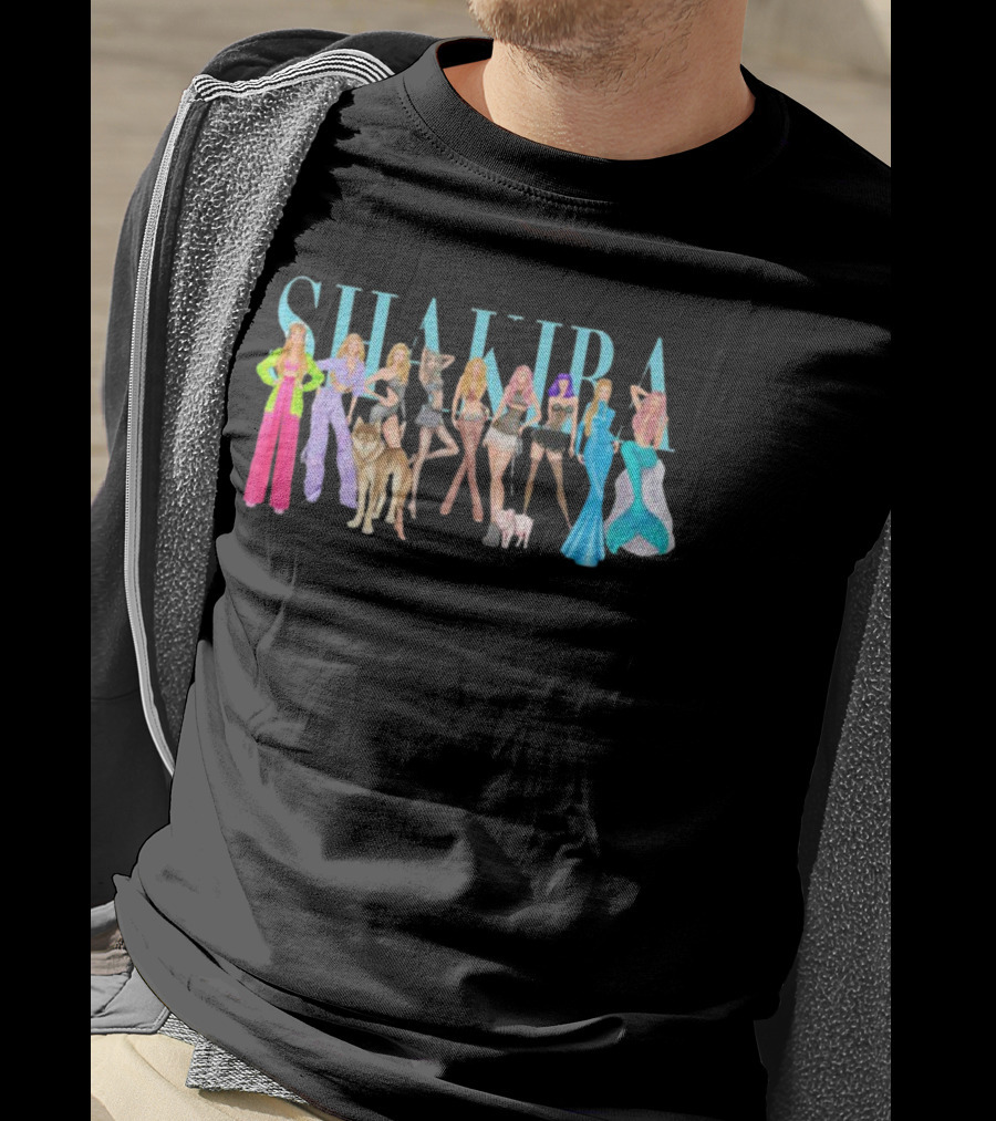 Shakira Iconic Outfits And Bold Styles T-Shirt